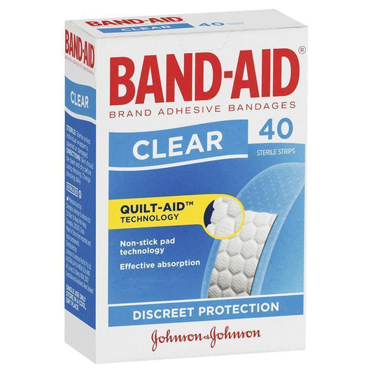 Band-Aid Clear Strips - 40 Pack - Auzzi Store