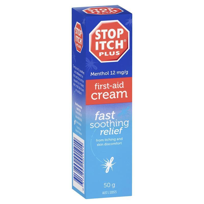 Stop Itch Plus First Aid Cream 50g - Instant Itch Relief-Auzzi Store