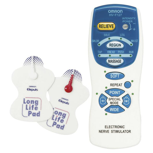 Omron TENS Unit HVF-127 - Drug-Free Pain Relief Device-Auzzi Store