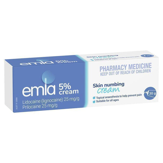 Emla Numbing Cream 5% - 30g Tube for Pain Relief-Auzzi Store