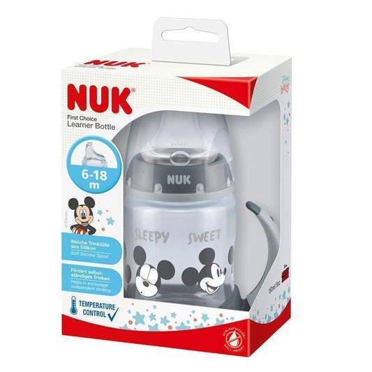 NUK Disney Temperature Control Bottle 150ml - Perfect for 6-18 Months