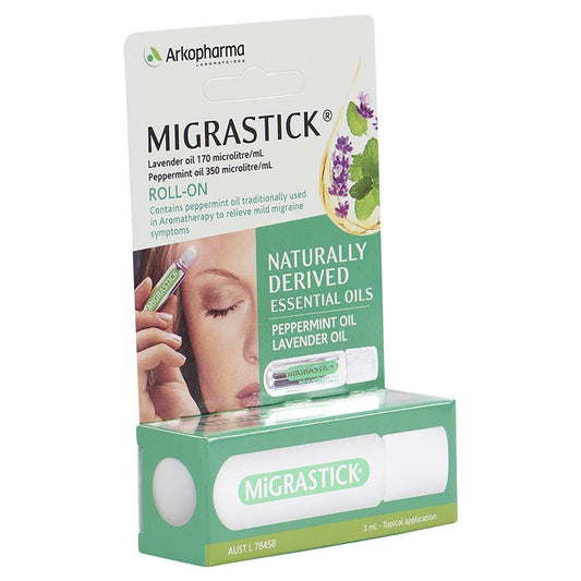 Migrastick Roll On 3mL - Natural Relief for Headaches-Auzzi Store
