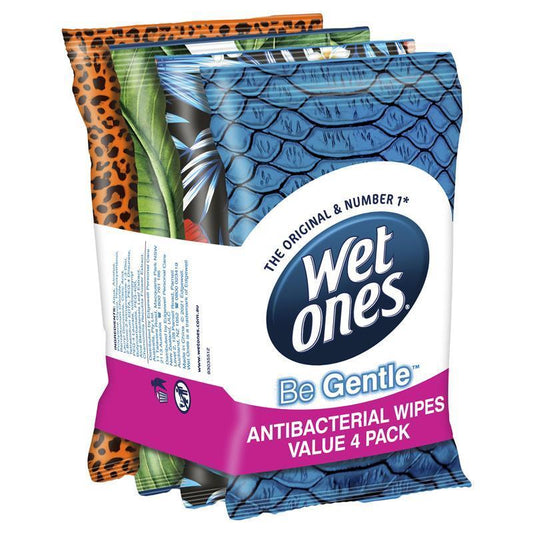 Wet Ones Be Gentle Sensitive Value 4 Pack - Gentle Cleansing Wipes - Auzzi Store