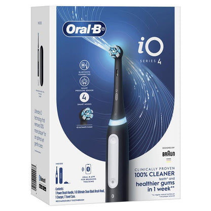 Oral-B iO 4 Series Electric Toothbrush - Black (1 Count)