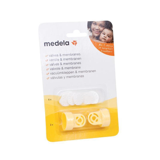 Medela Valve & Membrane Retail Pack - 6 Membranes & 2 Valves-Auzzi Store