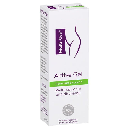 Multi-Gyn Active Gel 50ml for Vaginal Balance & Odor Control, 2QR-Complex