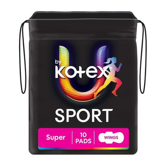 U by Kotex Sport Ultrathin Super Absorbent Pads, 10 Pads - Auzzistore