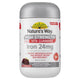 Nature's Way High Strength Iron Gummies 24mg for Adults - 30 Count