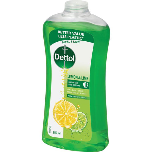 Dettol Liquid Hand Wash Lemon & Lime Refill 950ml - Antibacterial Protection for Your Family – view 2