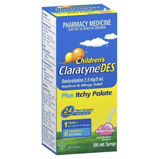 Claratyne Children's DES Syrup - 100ml