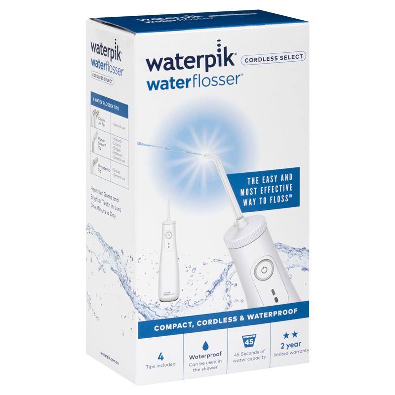 Waterpik Waterflosser Cordless Select White - 1 Pack - Auzzi Store