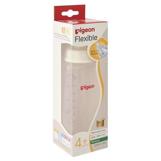Pigeon Flexible Peristaltic PP Bottle - 240ml-Auzzi Store