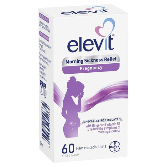Elevit Morning Sickness Relief - 60 Tablets for Pregnancy