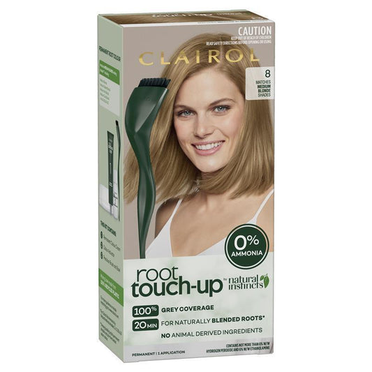 Clairol Root Touch Up Natural Instincts 8 Medium Blonde - Permanent Hair Colour (35g)
