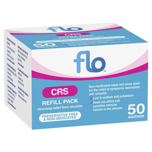 FLO CRS Refill Pack - 50 Sachets for Sinus Relief-Auzzi Store
