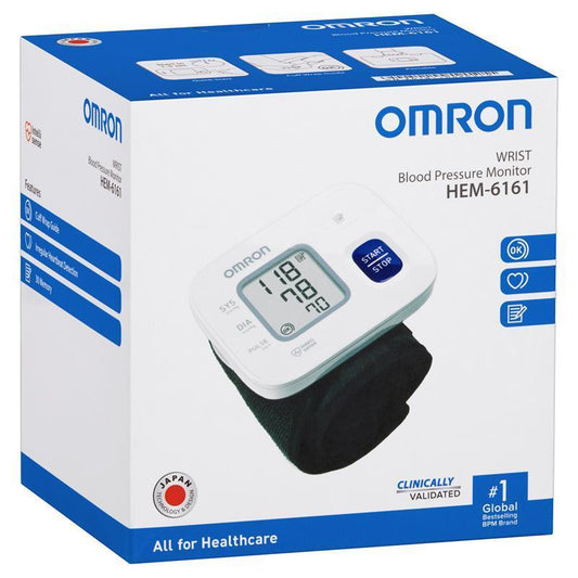 Omron HEM6161 Wrist Blood Pressure Monitor - Auzzi Store