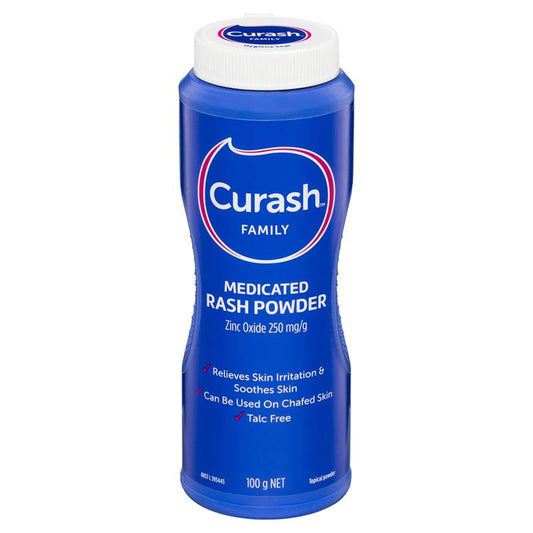 Curash Family Medicated Rash Powder - 100g for Soothing Relief – view 2 - Auzzistore