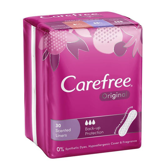 Carefree Original Shower Fresh Scented Panty Liners - 30 Pack-Auzzi Store