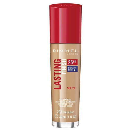 Rimmel Lasting Finish 25Hour Full Cover 203 True Beige - Auzzistore