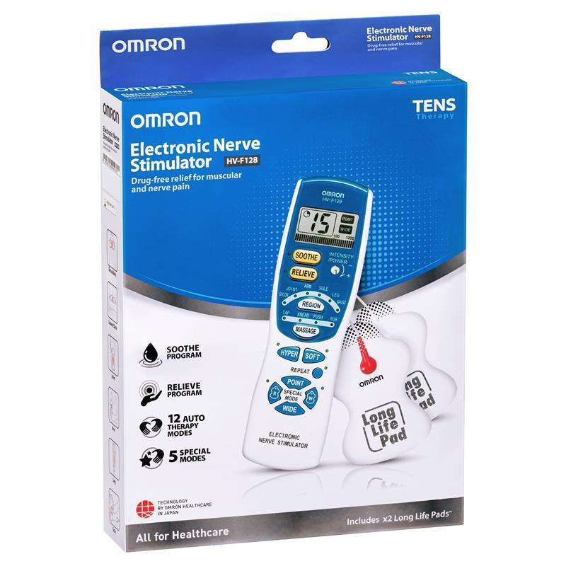 Omron TENS Unit HVF-128 - Premium Drug-Free Pain Relief Device-Auzzi Store