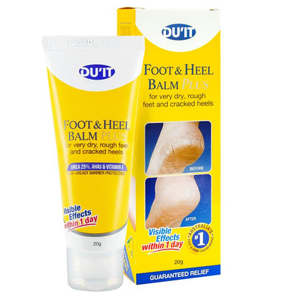 DU'IT Foot & Heel Balm Plus 20g with 25% Urea for Cracked Heels