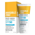 Invisible Zinc SPF 50 Face and Body - 75g Mineral Sunscreen