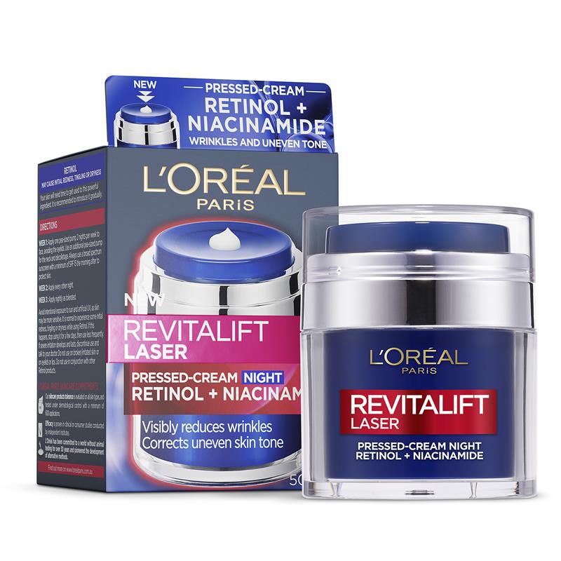 L'Oreal Paris Revitalift Laser Retinol + Niacinamide Pressed Cream 50ml