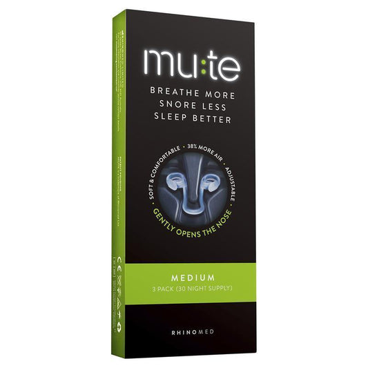 Mute Snoring Relief Medium Pack - 30 Nights of Peaceful Sleep