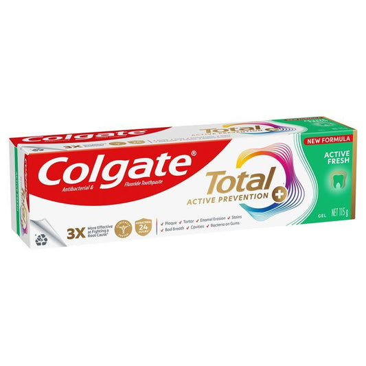 Colgate Total Active Fresh Toothpaste - 115g-Auzzi Store