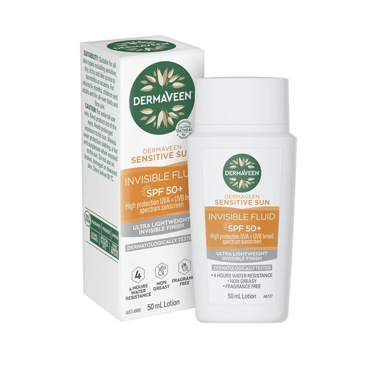 DermaVeen Sensitive Sun Invisible Fluid SPF50+ 50ml – view 2