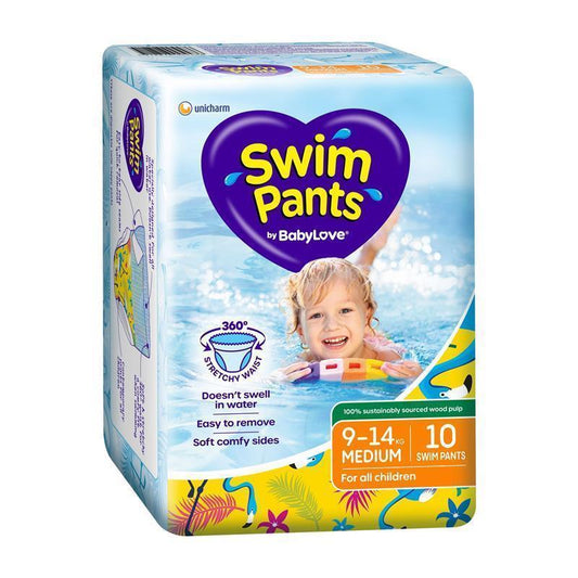 BabyLove Swim Pants Medium (9-14kg) - 10 Pack for Ultimate Comfort - Auzzi Store