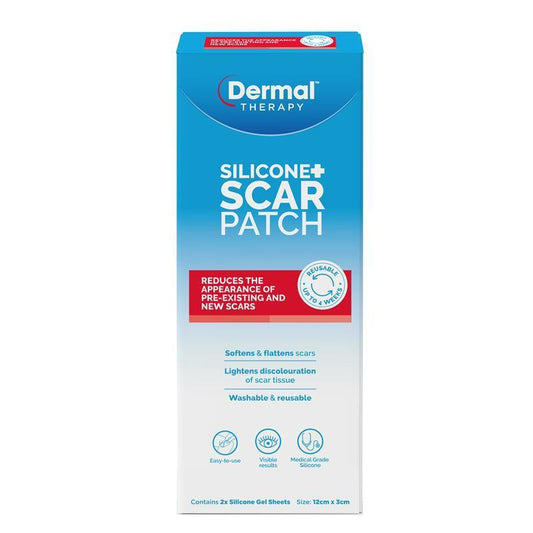 Dermal Therapy Silicone+ Scar Treatment Patch - 12cm x 3cm