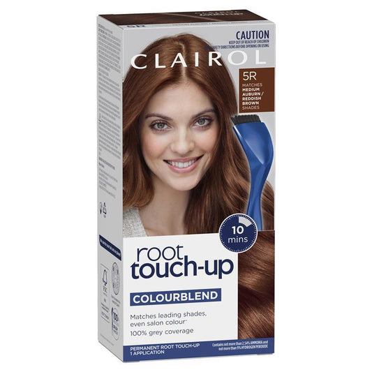 Clairol Nice N Easy Root Touch Up Permanent Hair Colour 5R Medium Auburn - Quick Color Refresh - Auzzi Store