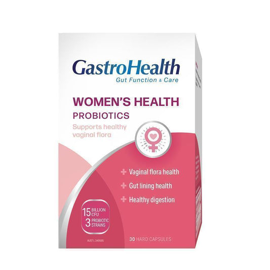 Gastrohealth Women's Health Probiotics 30 Capsules - Digestive & Immune Support-Auzzi Store