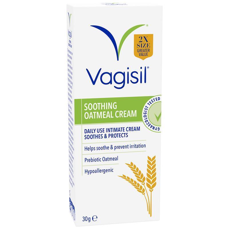Vagisil Oatmeal Soothing Cream 30g – Fragrance-Free Intimate Care