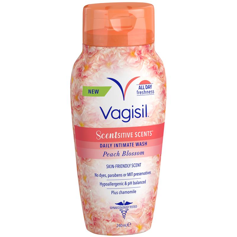 Vagisil Peach Blossom Intimate Wash for Sensitive Skin 240ml