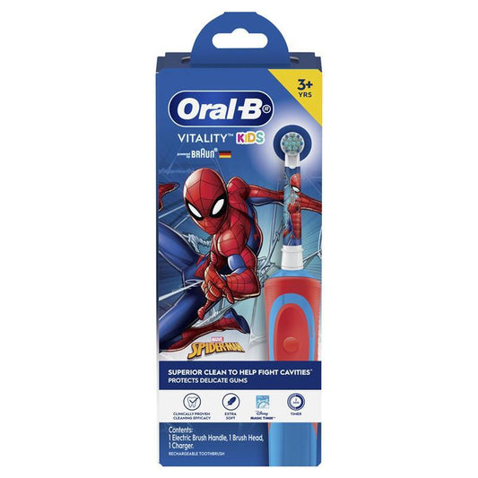 Oral-B Vitality Kids Electric Toothbrush - Spiderman Design-Auzzi Store