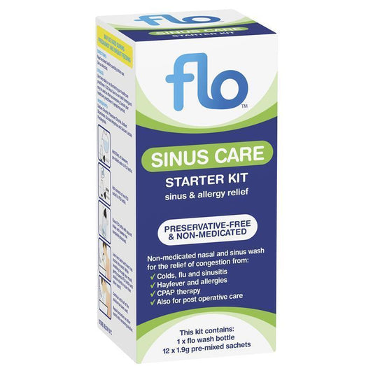 FLO Sinus Care Starter Kit 12 Sachets - Natural Sinus Relief-Auzzi Store