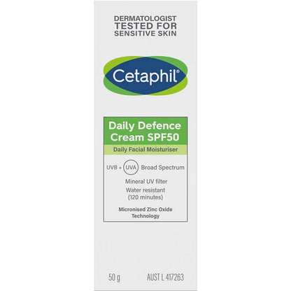 Cetaphil Daily Defence SPF50 - 50g: Ultimate Skin Protection
