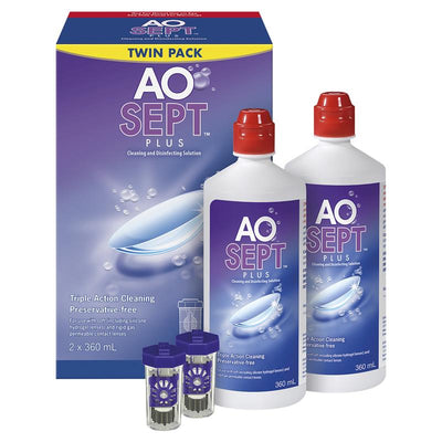 Aosept Plus 360mL Twin Pack - Ultimate Contact Lens Care