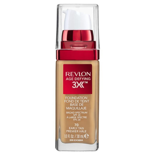 Revlon Age Defying 3X Foundation - Early Tan 30mL with SPF 20-Auzzi Store