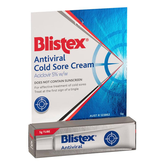 Blistex Antiviral Cold Sore Cream 5g - Fast Relief for Cold Sores-Auzzi Store
