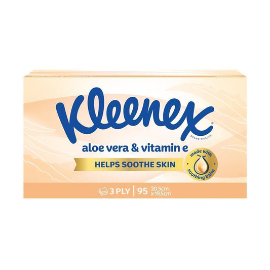 Kleenex Facial Tissues with Aloe Vera 95 Pack-Auzzi Store
