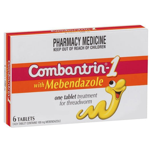 Combantrin-1 Threadworm Treatment Tablets - 6 Pack-Auzzi Store