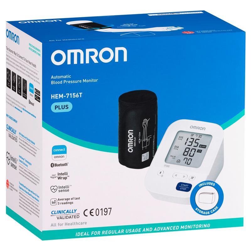 Omron HEM7156T Plus Blood Pressure Monitor with Bluetooth
