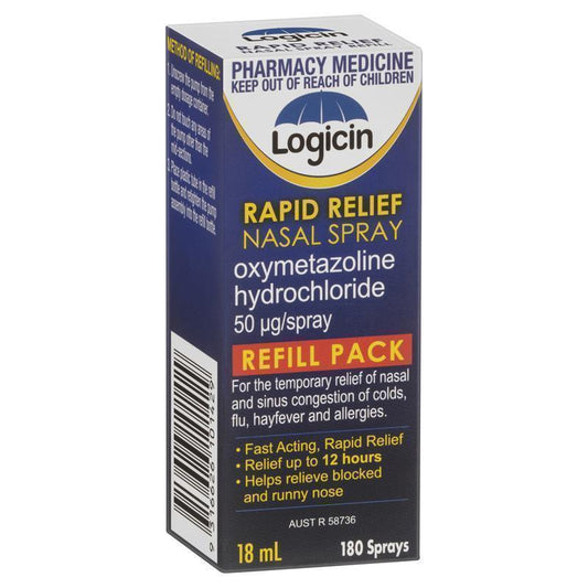 Logicin Nasal Spray Refill 18mL - Fast Sinus Relief-Auzzi Store
