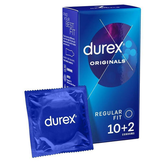 Durex Regular Condoms Original 10 Pack - Comfort & Confidence-Auzzi Store