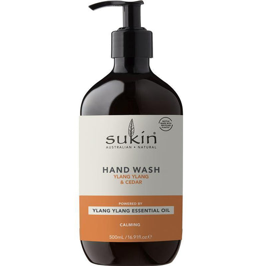 Sukin Cleansing Hand Wash Ylang Ylang & Cedar 500ml - Auzzistore