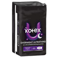 U by Kotex Overnight Ultrathin Pads, 35cm Long, 8-Pads with Secure Wings
