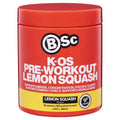 BSc K-OS Pre-Workout Lemon Squash 300g - Maximize Your Workout Intensity
